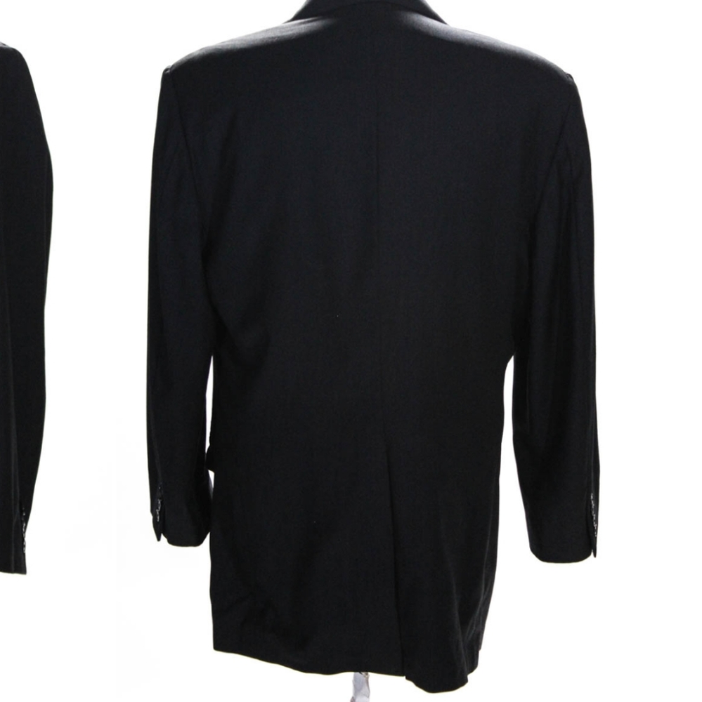 Samuelsohn Solid Print Two Button Jacket Blazer 44 - image 3